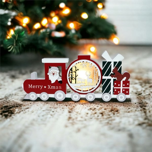 Xmas Haus LED Festive Village Train