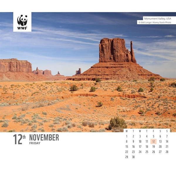 Unbranded WWF, Natural World Desk Calendar 2027, Desk Calendars, Day To View, Animals, Gift