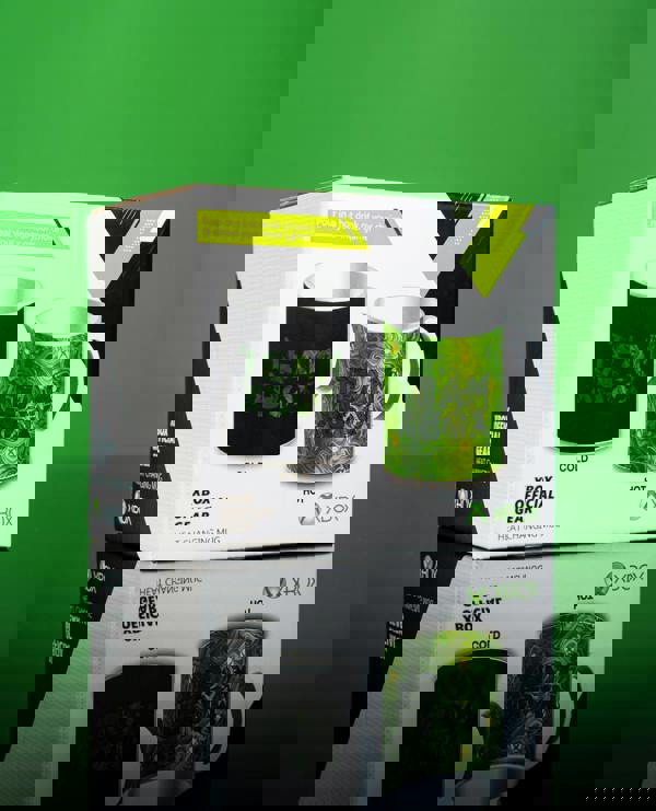 Xbox Womens Green Team Xbox Placement Print Heat Changing Mug (One Size)