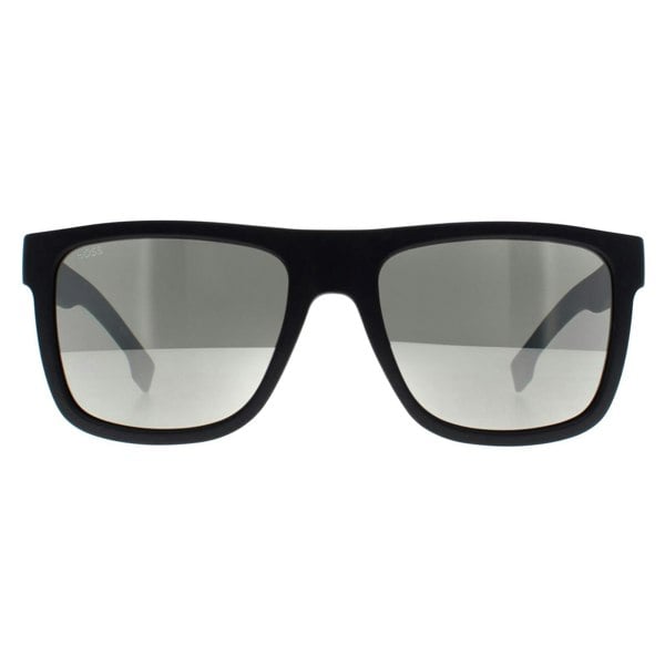 Hugo Boss Sunglasses BOSS 1647/S 003 T4 Matte Black Silver Mirror