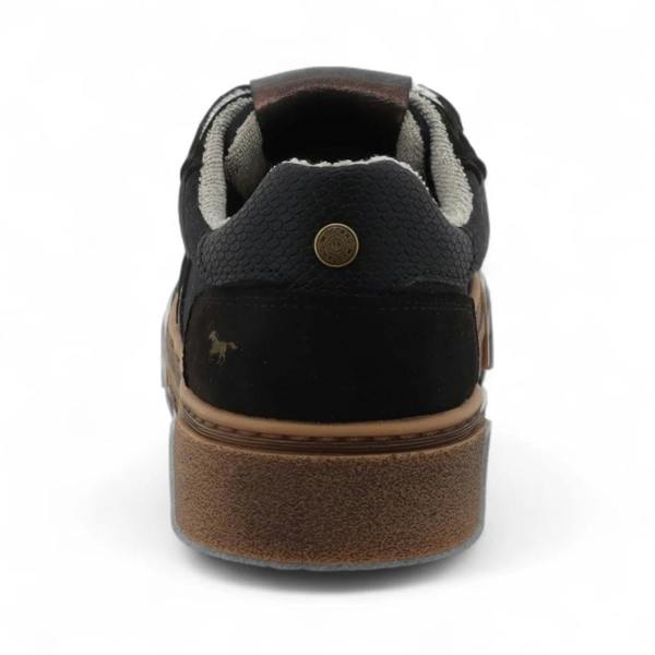 Women's Black Street Platform Sneakers Shoes-TruClothing