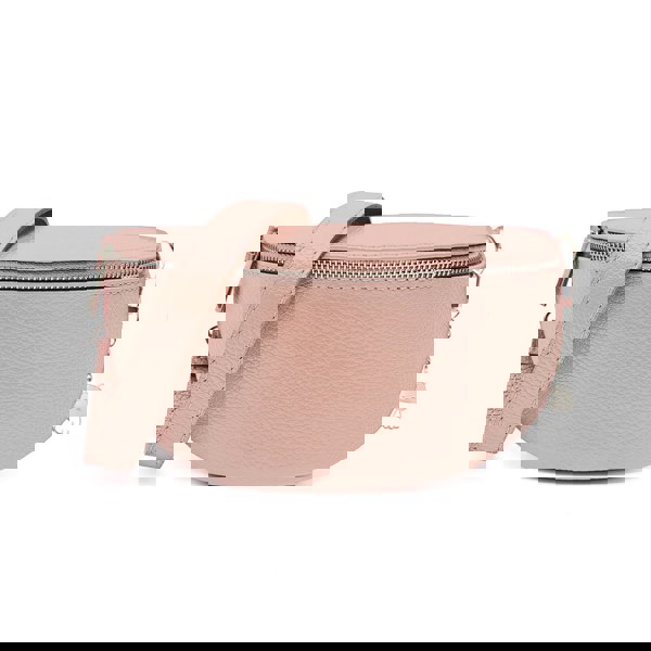 Kitise Italian Real Leather Bum Bag Style Crossbody Bag