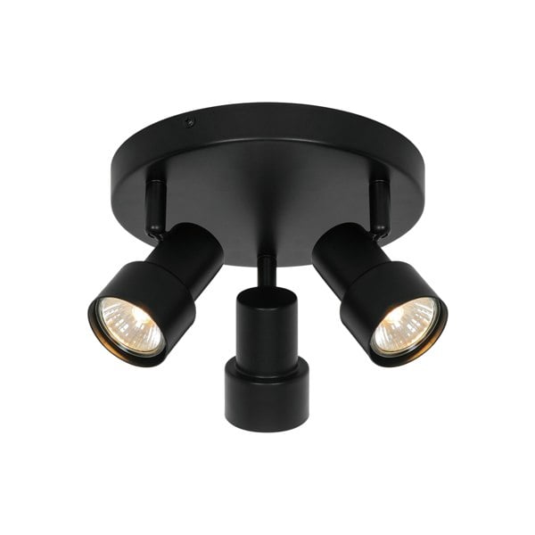 Nordlux Boston 3-rondel | Ceiling light | Black