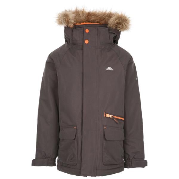 Trespass Childrens/Kids Upbeat Parka - Dark Grey - 