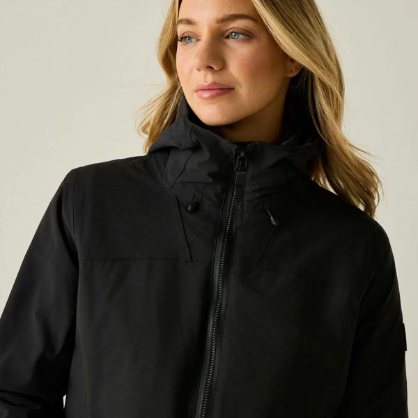 Regatta Womens/Ladies Denbury 3 in 1 Jacket - Black/Ash - 