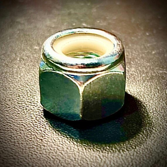 Fixaball BSF Hex Nyloc Nuts Steel Zinc BZP
