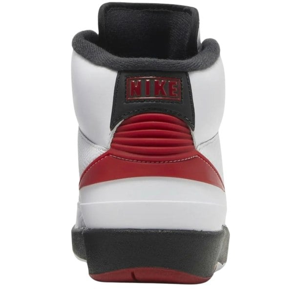 NIKE DX4400 106 Nike Air Jordan 2 Retro  WHITE/BLACK/RED TRAINER WOMENS UK 6.5