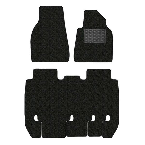 Oseasons Tesla Model X 3-Piece GECKO Car Mat Set in Black