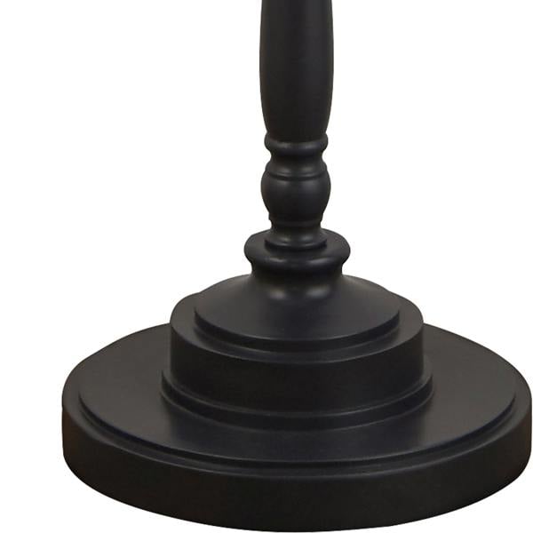 Lighting Collection Grey Candle Stick Floor Base