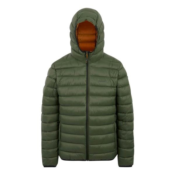 Regatta Mens Marizion Baffled Hooded Padded Jacket - Olive Night - 