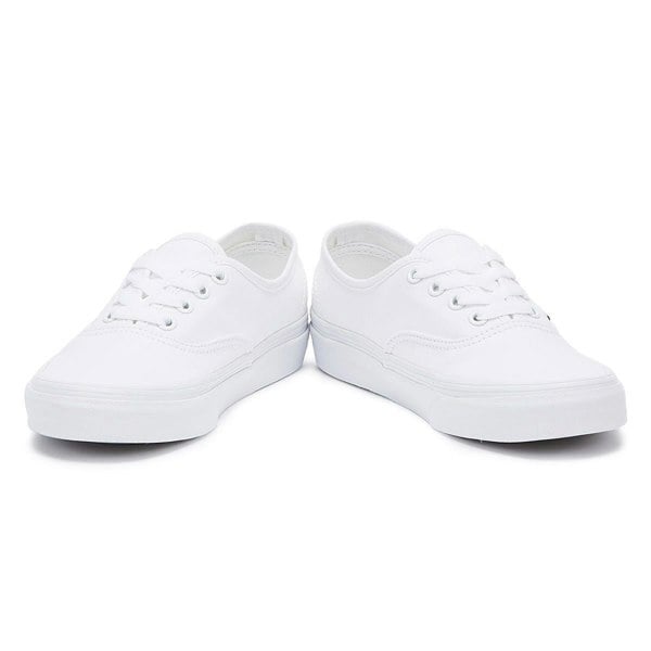 Vans White Canvas Authentic Mens Trainers