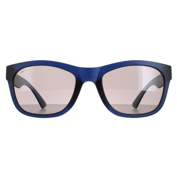 Serengeti Sunglasses Chandler SS557004 Matte Crystal Blue Saturn Polarized Smoke