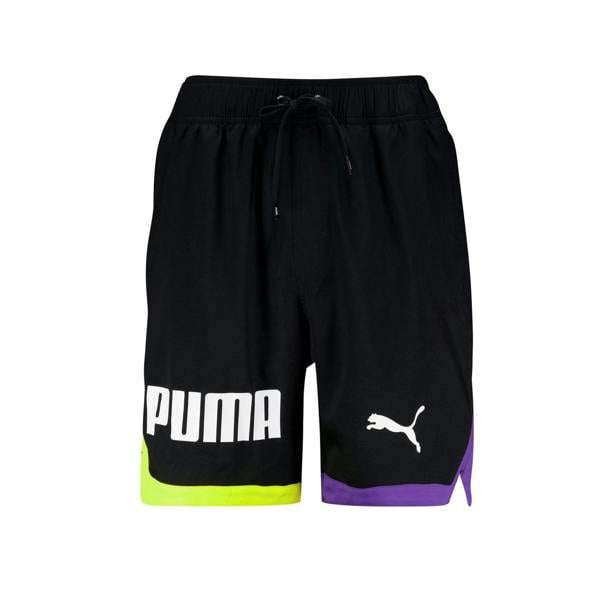 Puma Mens Loose Fit Swim Shorts - Black - 
