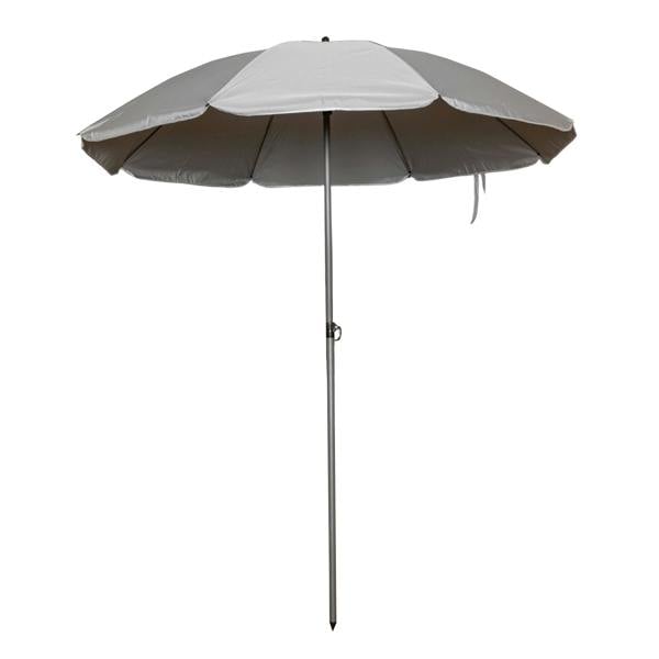 Samuel Alexander 1.7m Outdoor Garden Patio Parasol Sun Shade in Grey