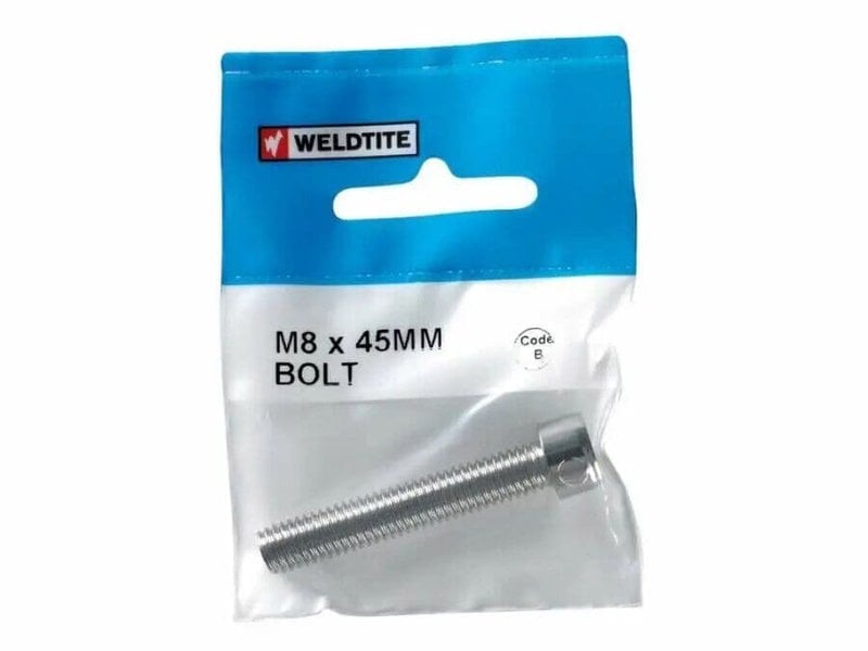Weldtite M8 X 45mm Hex Allen Bolt 154770627446