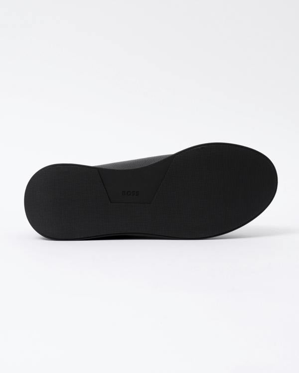 Sole of the BOSS Orange Bulton_Runn_tb Mens Trainers - Black 005