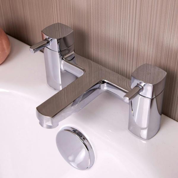 Flode Stortoppen Bath Filler - Polished Chrome Finish