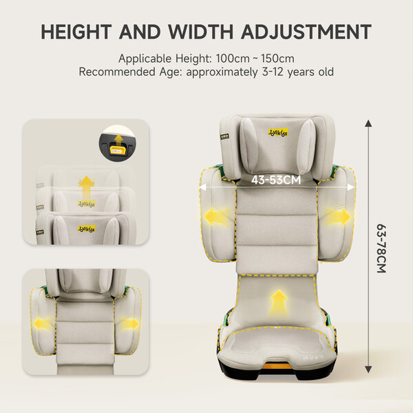 JoviKids Rober + Booster Seat - Milkstone