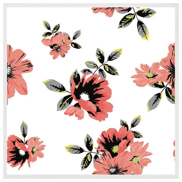 Benjamin Tate Design Pink flowers (Picture Frame)