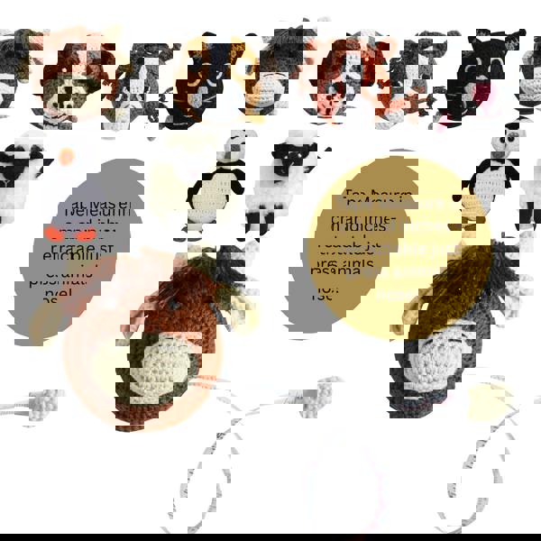 Earth Squared Retractable Animal Sewing Tape Measure