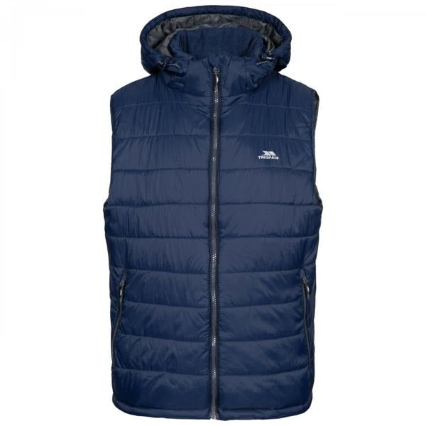 Trespass Mens Franklyn Padded Gilet - Navy/Carbon