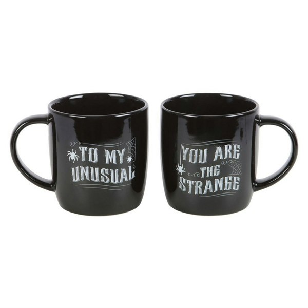 Something Different You Are The Strange To My Unusual Mug Set (Pack of 2) - Black/White