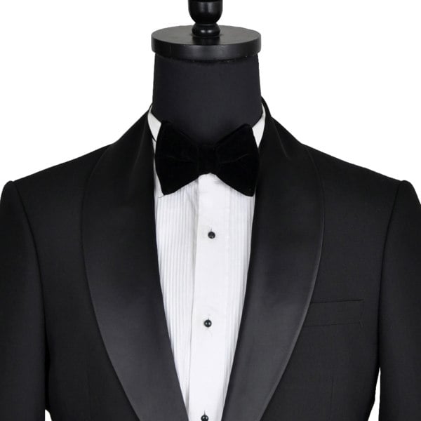 Alfredo Single Breasted Shawl Lapel Tuxedo - Black