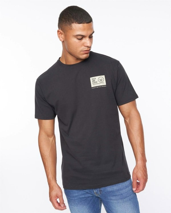 Duck and Cover Tamtar T-Shirt - Black