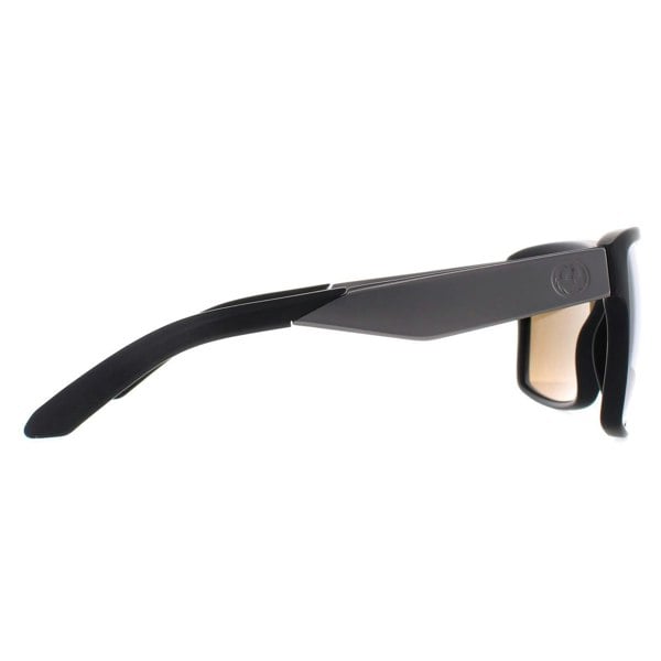Dragon Sunglasses Space 41443-002 Matte Black Lumlens Silver Ionized