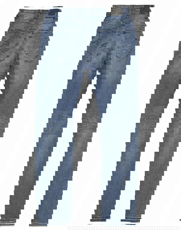 Money Ape Embossed Jeans  Mid Wash