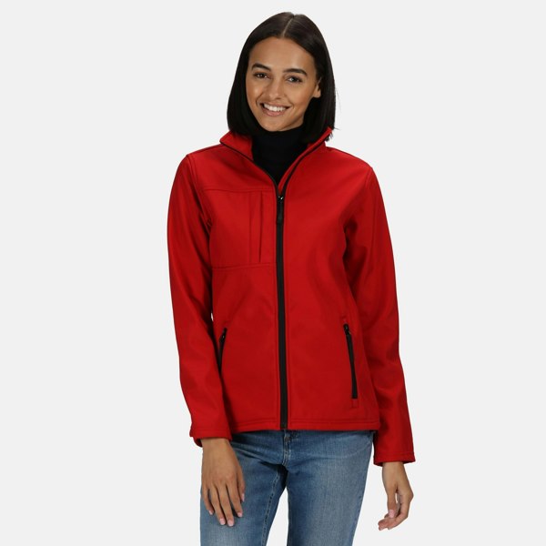 Regatta Women's Octagon II Waterproof Soft Shell Jacket - Classic Red/Black