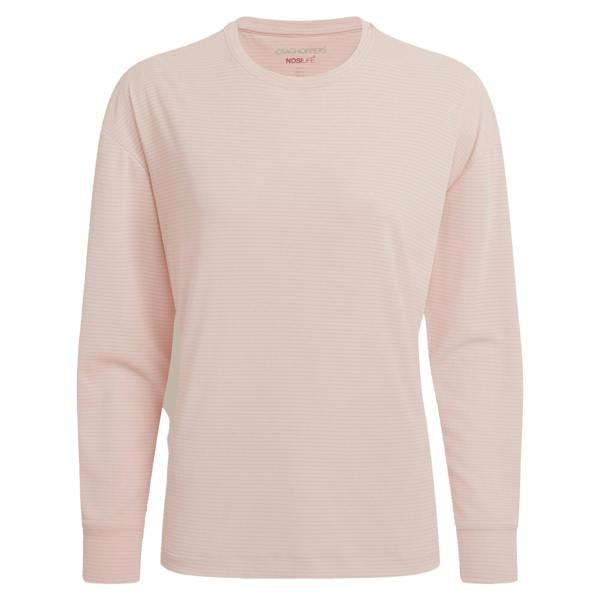 Craghoppers Womens/Ladies Nosilife Long-Sleeved T-Shirt - Sherbert Dip - 