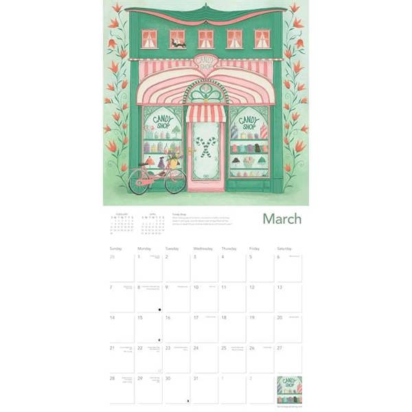 Maja Lindberg, Window Shopping Calendar 2027, Wall Calendars, Month To View, Art, Gift