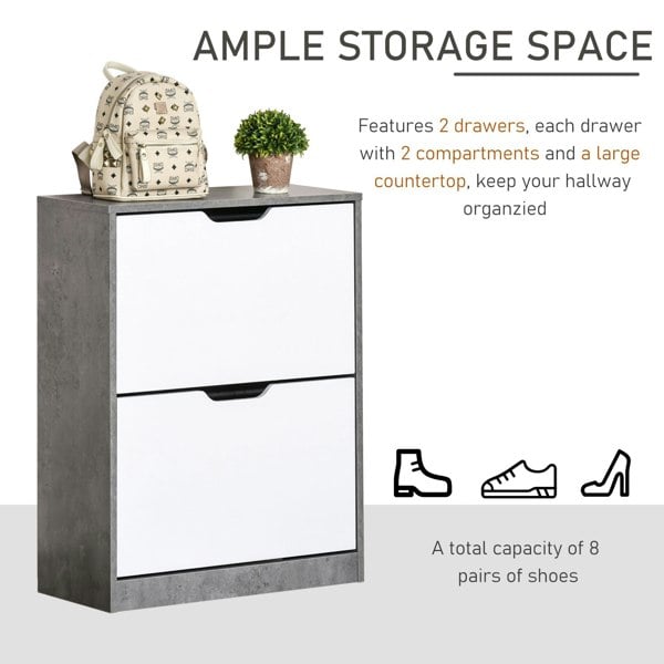 Flip-down Shoe Cabinet