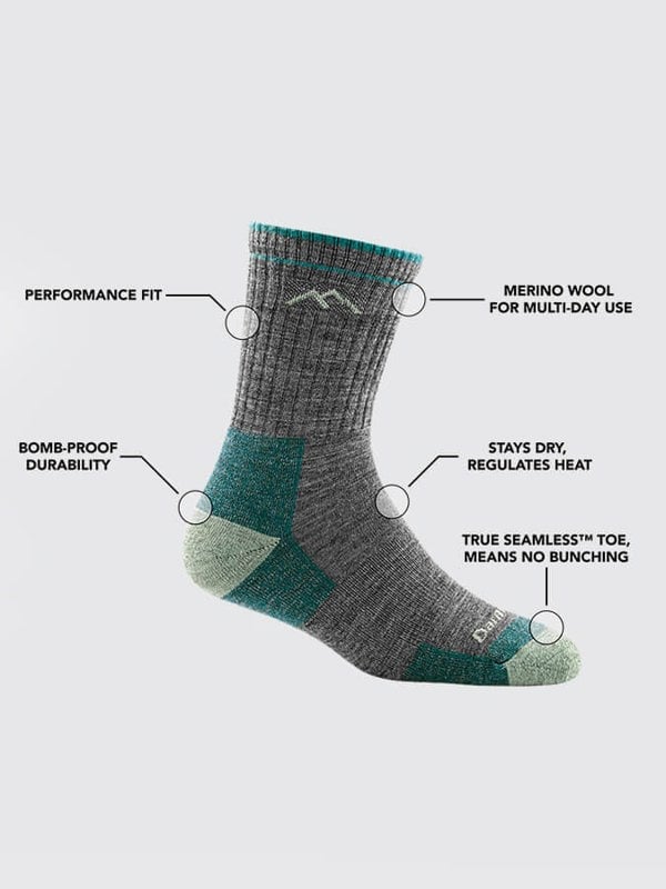 Darn Tough 1903 Women's Hiker Micro Crew Cushion Socks