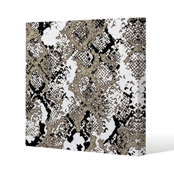 Benjamin Tate Design Grunge Pattern Slim Style Canvas Print  60x60cm , 15mm Slim Real wood.