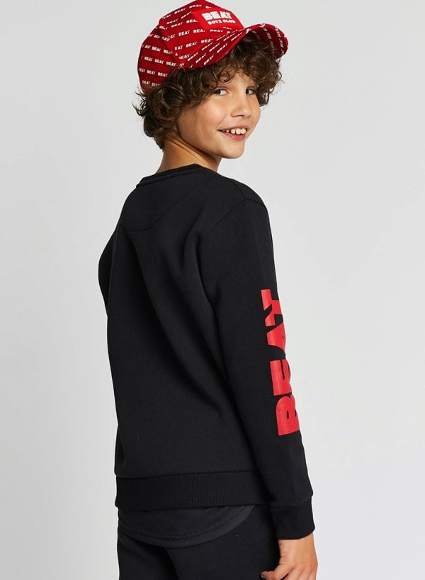 Beat Boyz Club Neutron Crew Sweat Top - Black