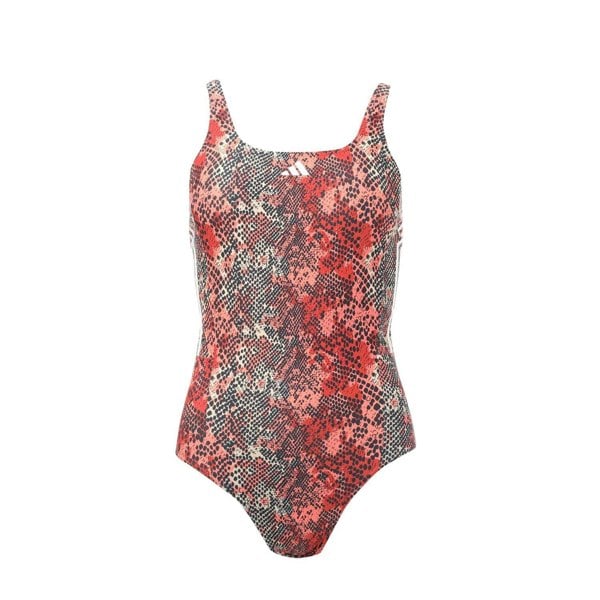 Adidas Womens 3 Stripes One Piece Swimsuit - Multicoloured
