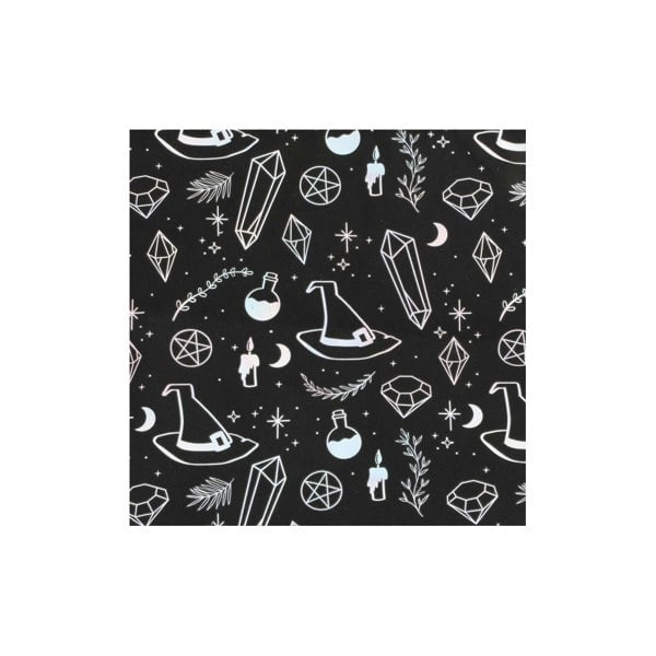Serano Crystal Witch Print Polycotton Tote Bag