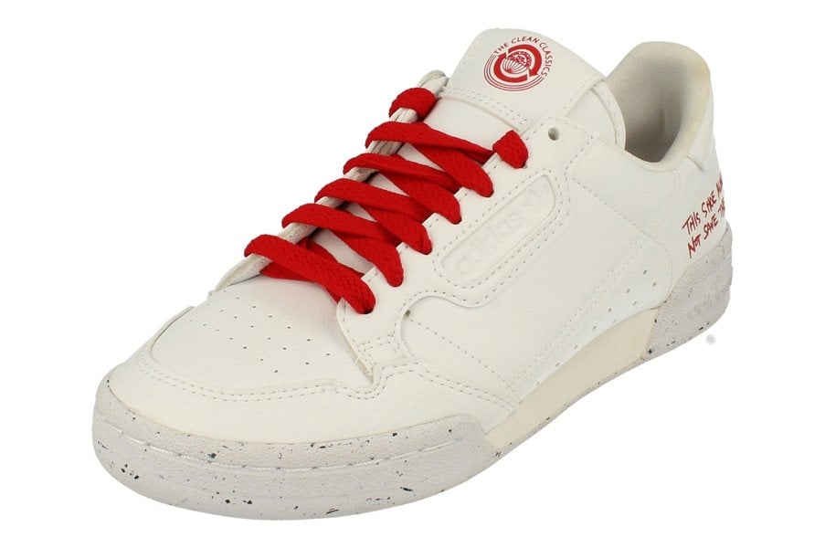 Adidas Originals Continental 80 Mens Trainers Sneakers  FU9787 - White White Red Fu9787 - Photo 0