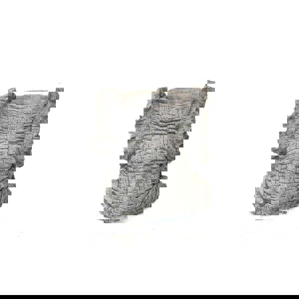 Small Stone Cast Elephant Planter Pot