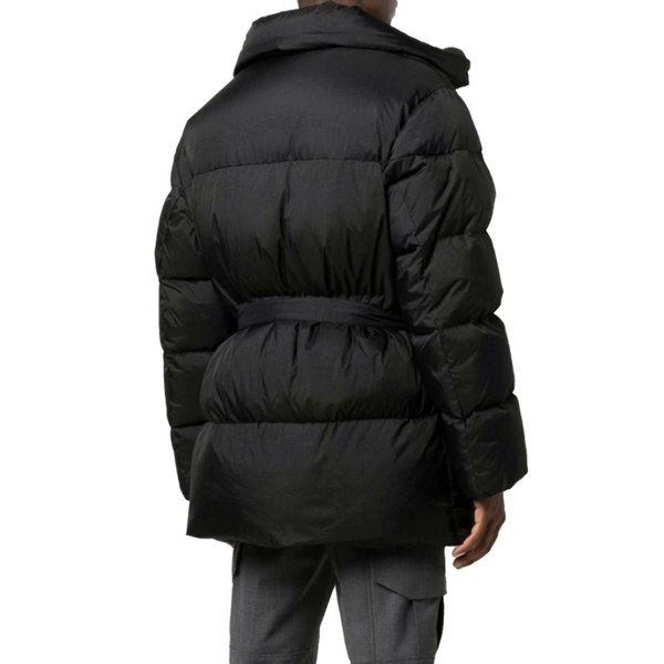 Off-White Tuc Detail Puffer Black Down Jacket S