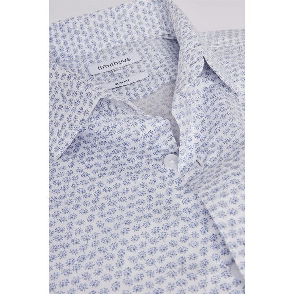 Limehaus Slim Fit Dandelion Print Shirt