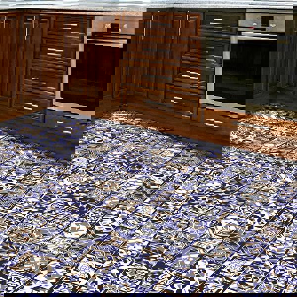 WFS6007 - Royal Tiles Floor Sticker 120cm x 60 cm