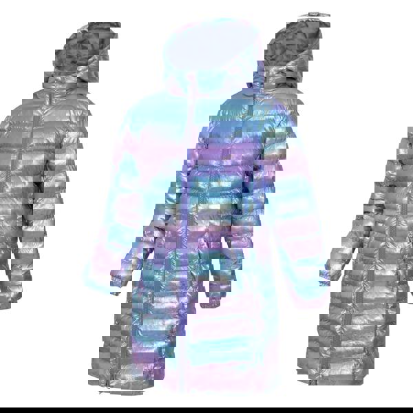 Mountain Warehouse Childrens/Kids Florence Longline Padded Jacket - Iridescent - 