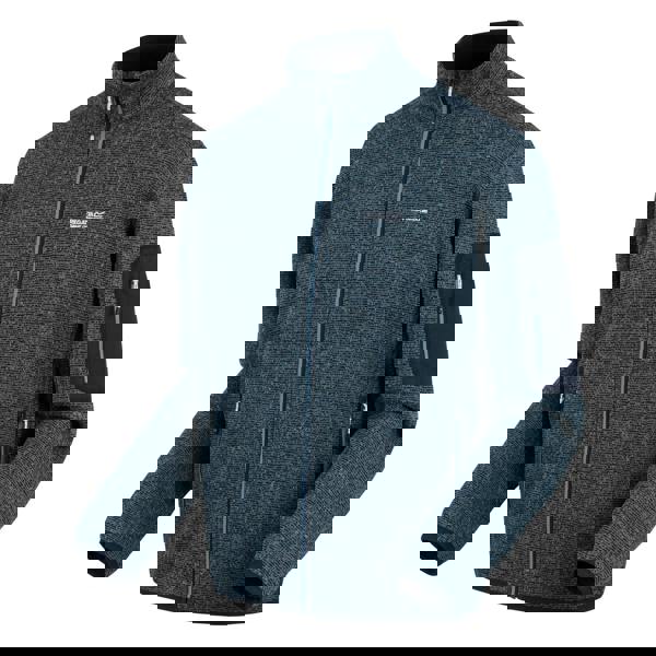 Regatta Mens Newhill Marl Full Zip Fleece Jacket - Spring Lake