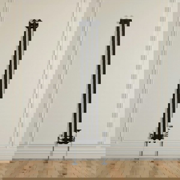 Monstershop Traditional 2 Column Radiator - 1500 x 202mm - Black