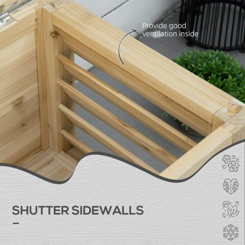 Wyld Haus Keno Fava Panelled Wood And Metal Outdoor Storage Box 155 Litre