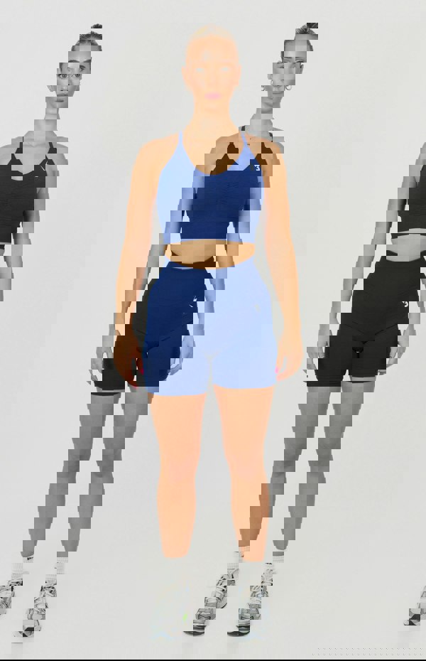 V3 Apparel Tempo Seamless Scrunch Shorts - Midnight Blue