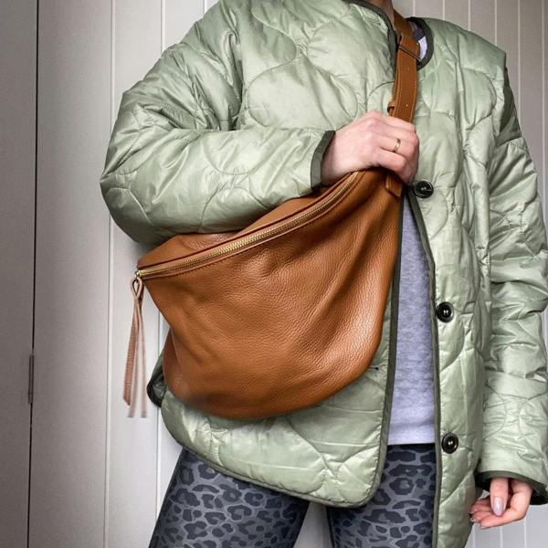 XL Leather BumBag / Sling Bag